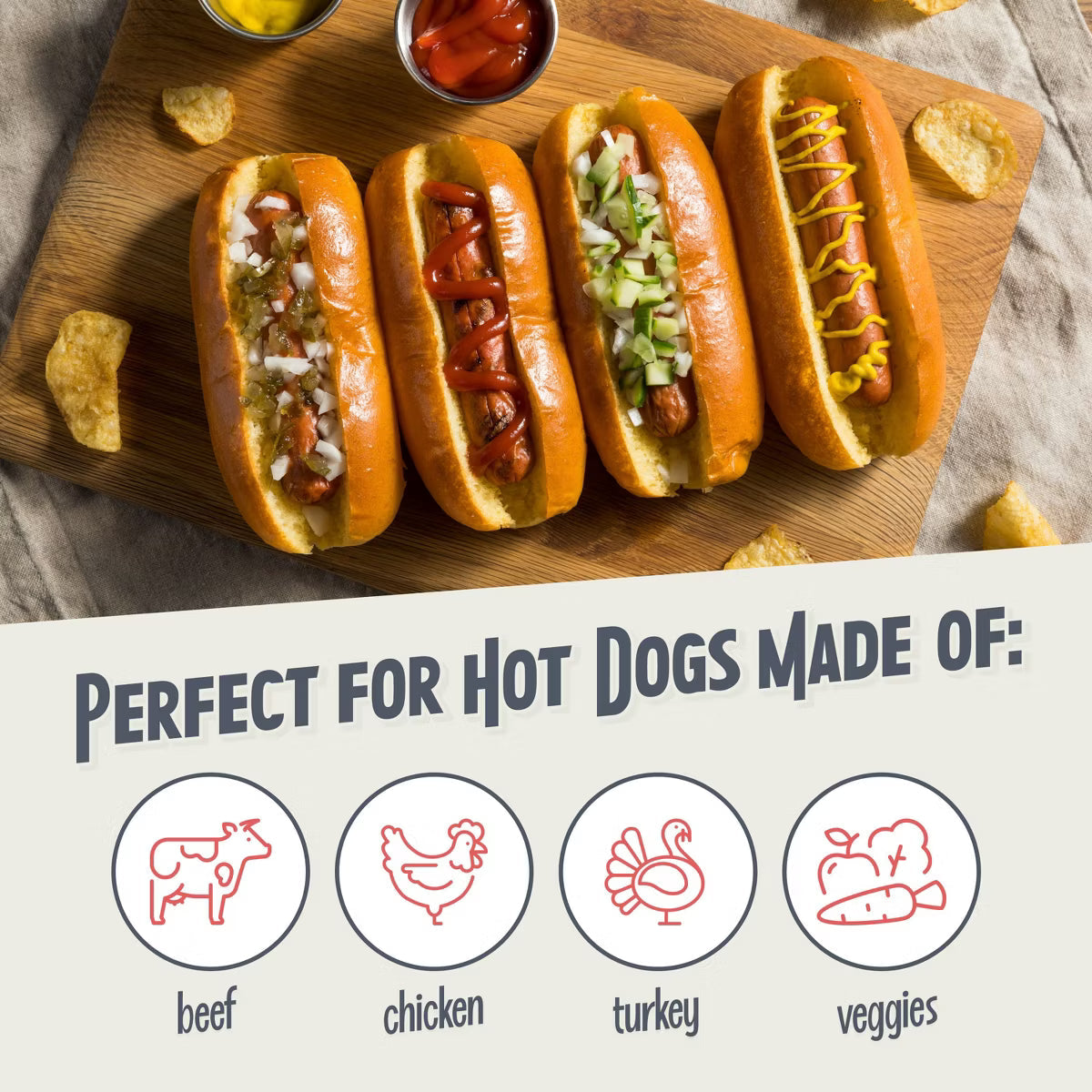 Toaster – Pop-Up Hot Dog Toaster – Red