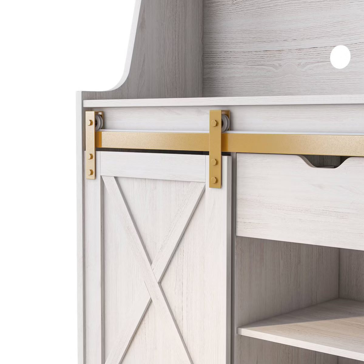 Baker's Rack – Culinvaro Downes Farmhouse Baker's Rack: Storage Drawer