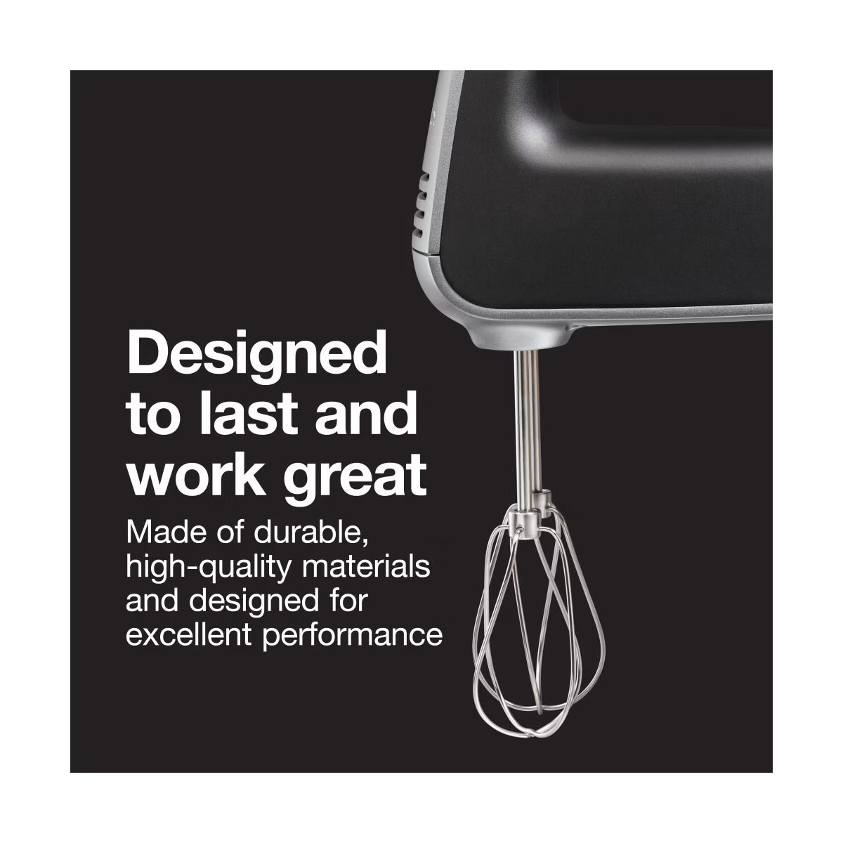 Hand Mixer – Hand Mixer 5 Speeds plus Boost – Stainless Steel