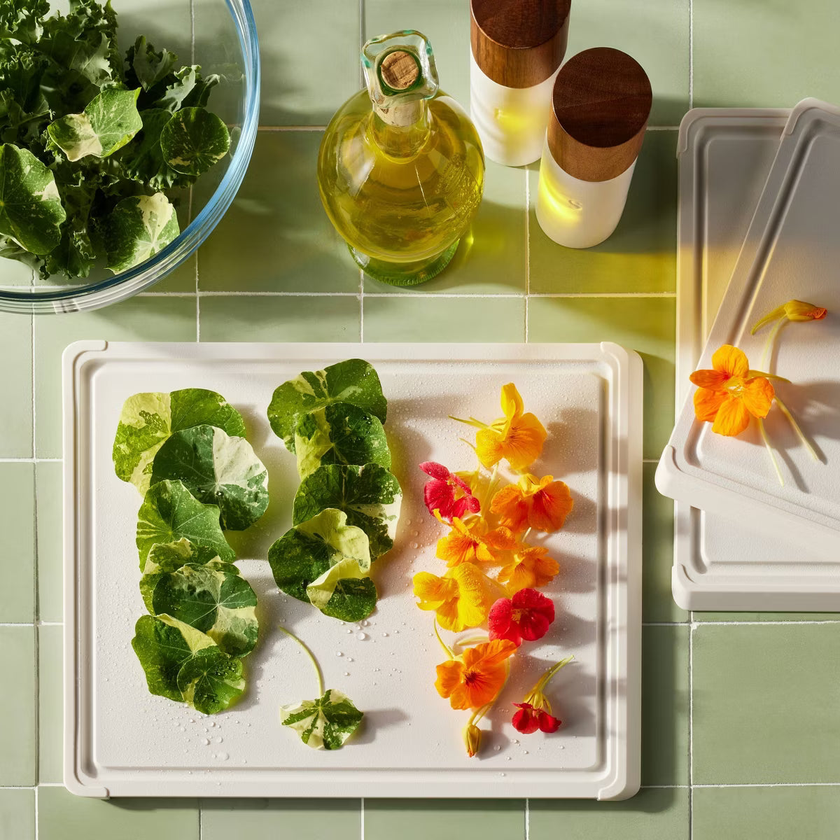 Cutting Board – Culinvaro 3pc Nonslip Recycled Poly Cutting Board Set Vintage Cream