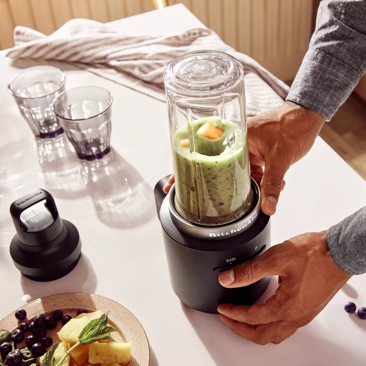 Personal Blender – Personal Blender battery sold separately KSBR200 – White