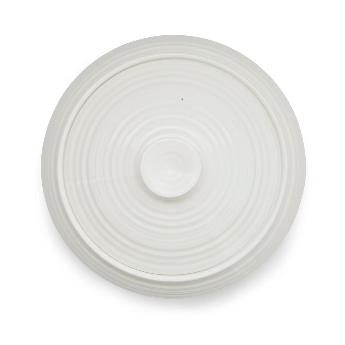Casserole Dish – 6 Pint Fine Porcelain Round Bakeware, Freezer – White