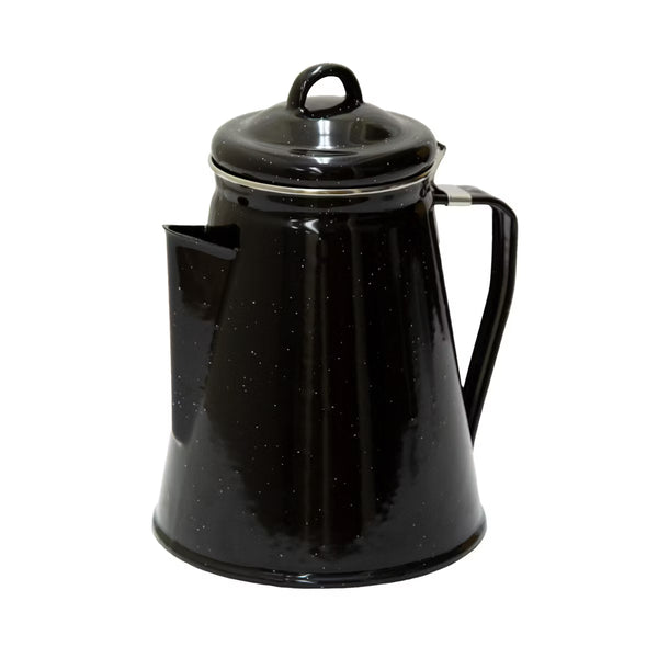 Percolator – Culinvaro Enamel Percolator Coffee Pot 8 Cup - Black