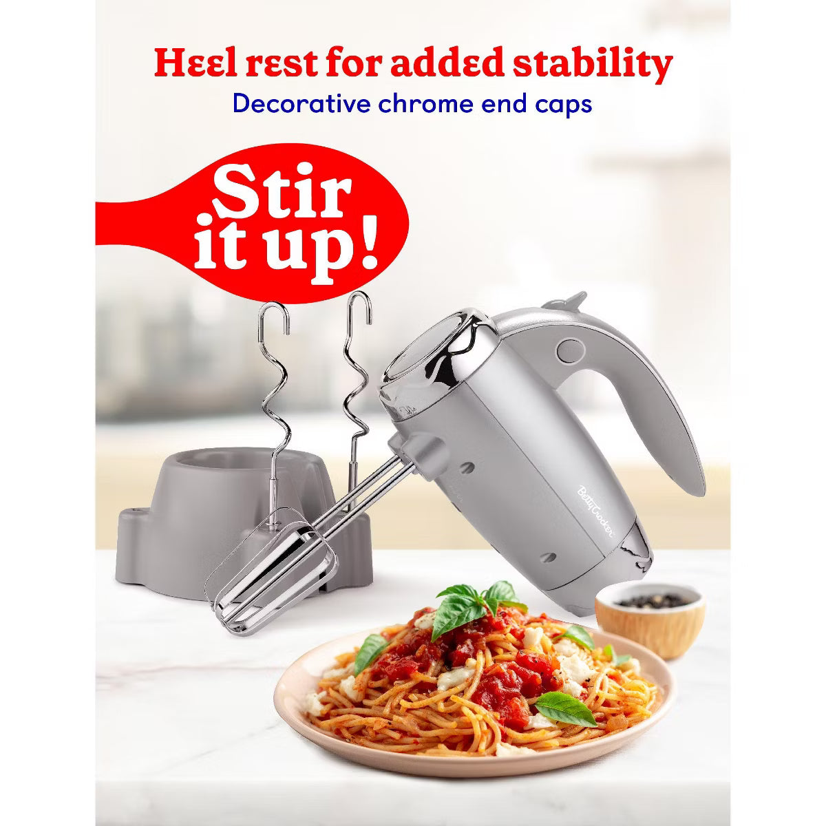Hand Mixer – Hand Mixer 7 Speed – White
