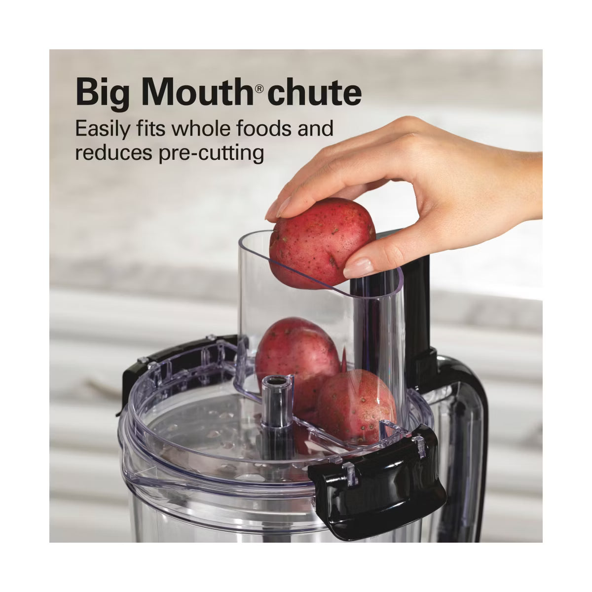 Food Processor – 12 Cup Stack and Snap Food Processor – Black