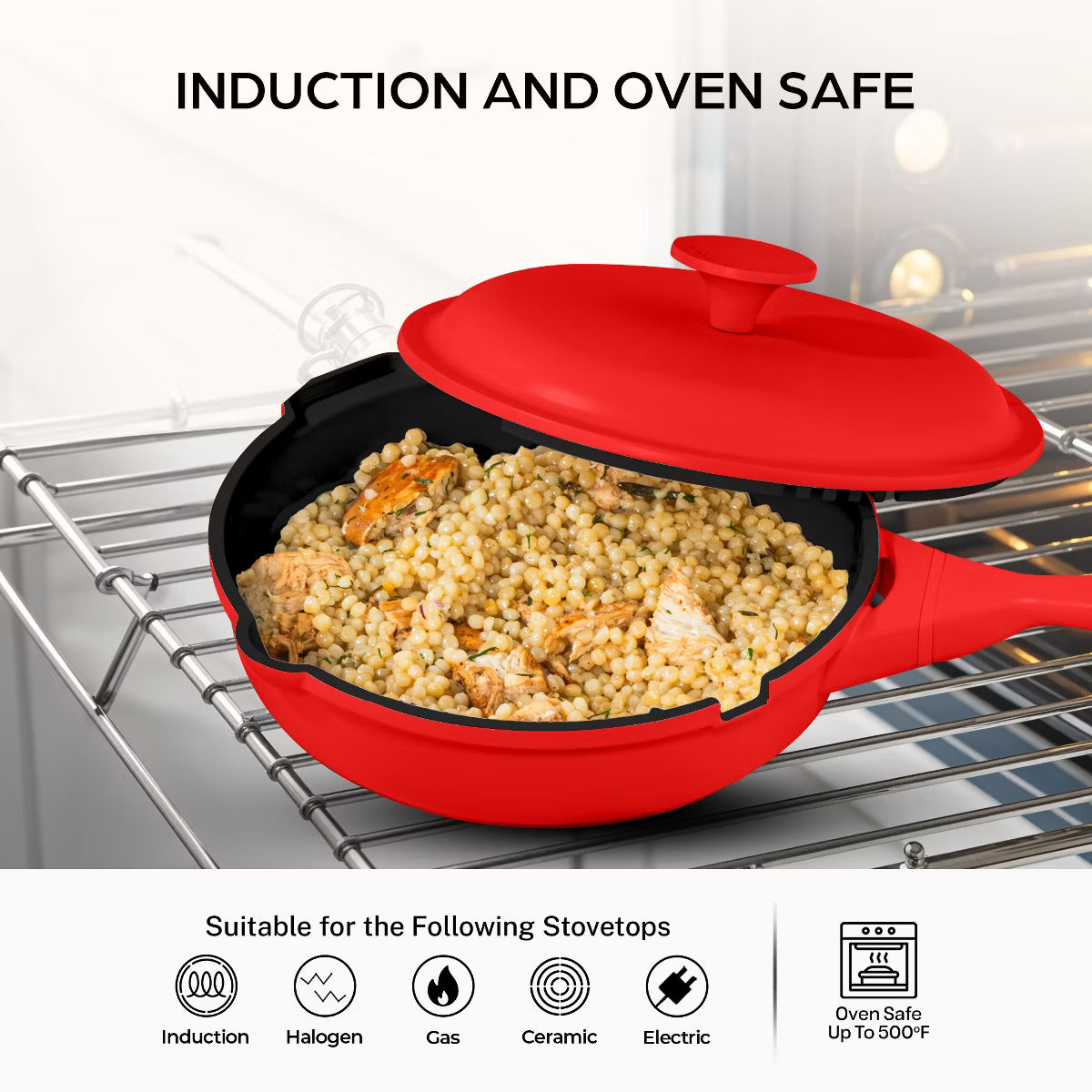 Frying Pan – Zuka Everyday Pan 8" Nonstick Multi – Red