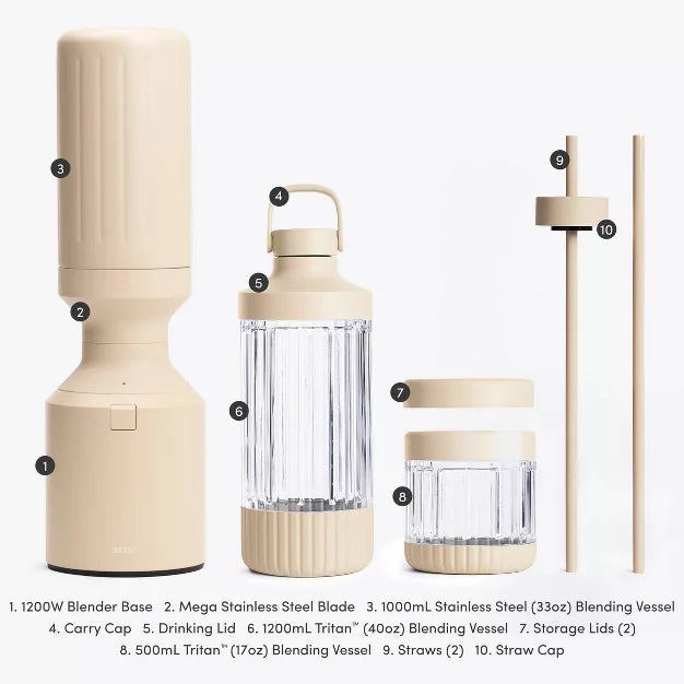 Countertop Blender – Mega 1200 Blender Sand – Sand