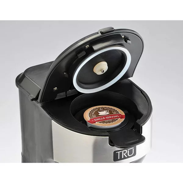 Single-Serve Coffee Maker – Single Cup Coffee Maker Using Coffee Capsules or Grounds – Black