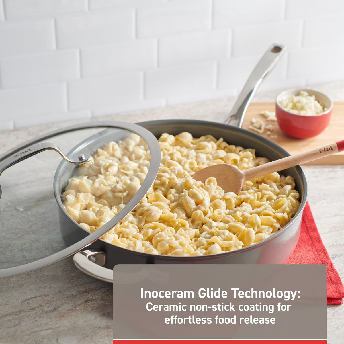 Saute Pan – Ceramic Excellence Nonstick Cookware – Gray