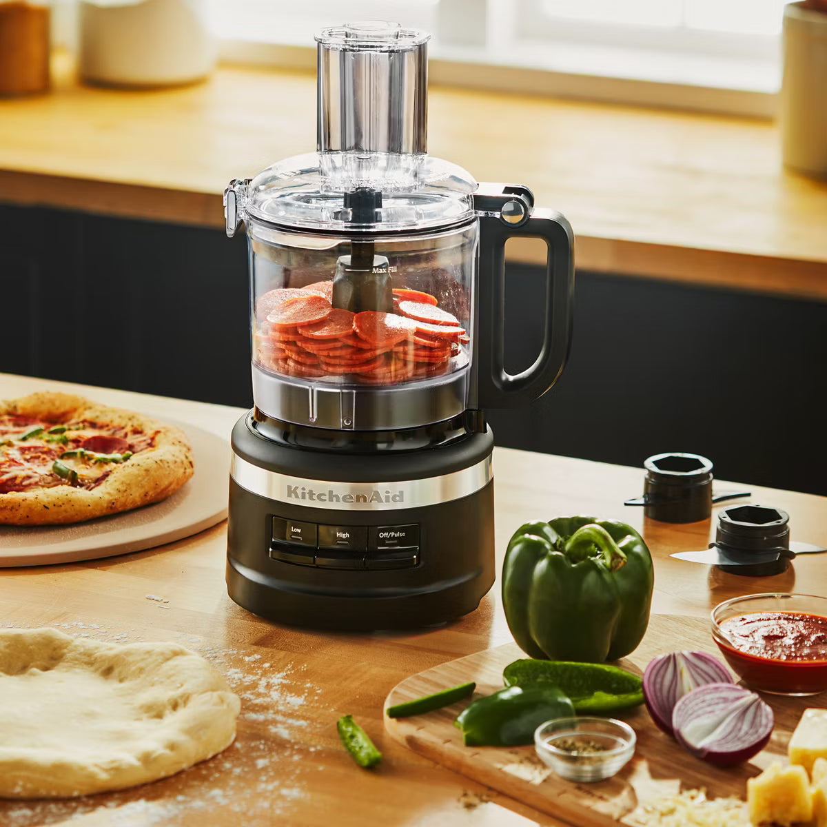 Food Processor – 7 Cup Food Processor - – Black