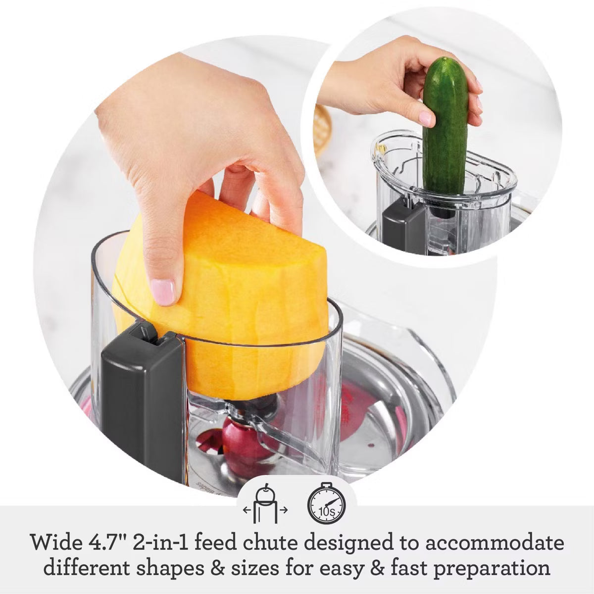 Food Processor – 9 Cup Food Processor Brushed – Silver