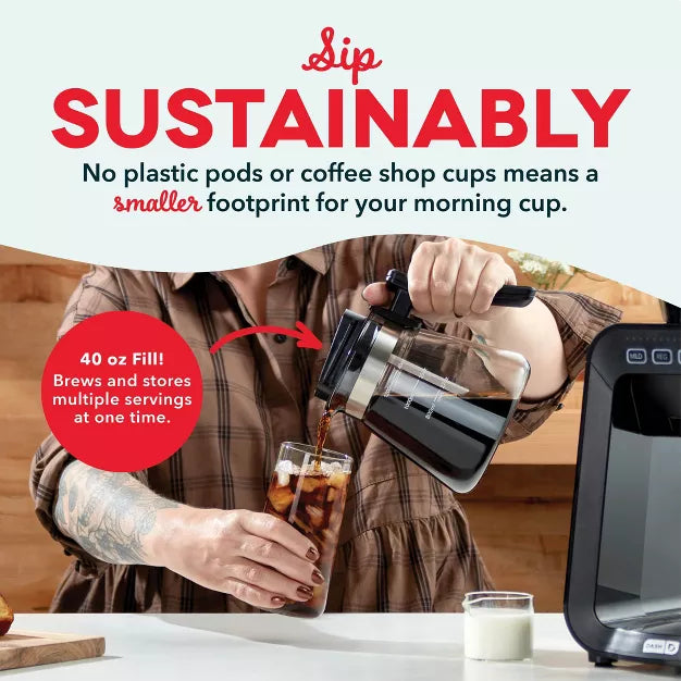 Cold Brew Coffee Maker – Rapid Cold Brew Maker – Black