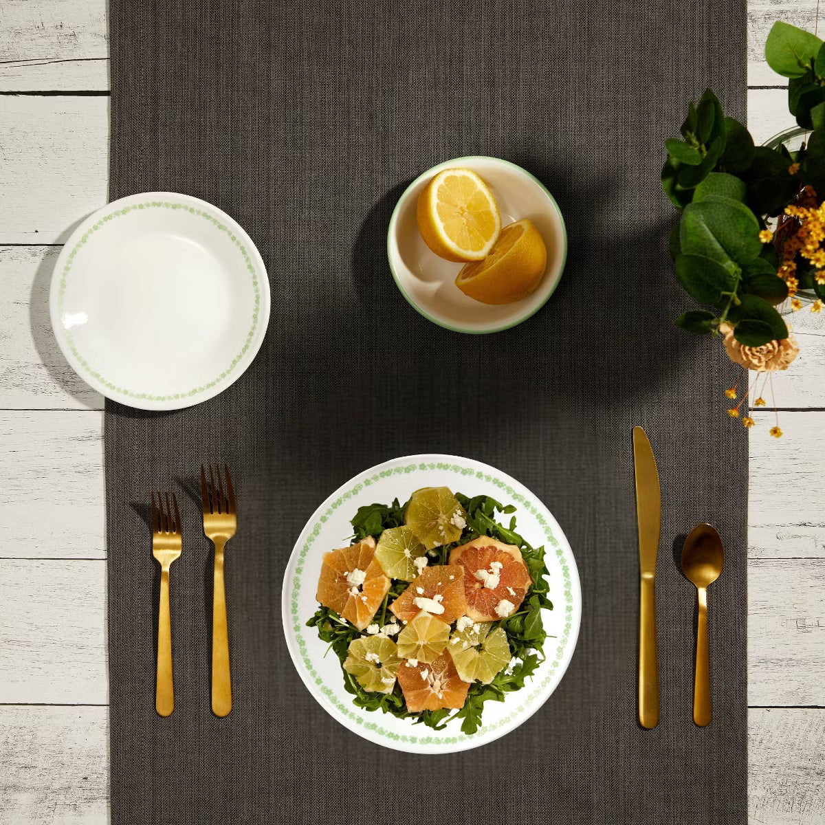 Lunch Plate – Culinvaro 4pk Spring Blossom Lunch Plates