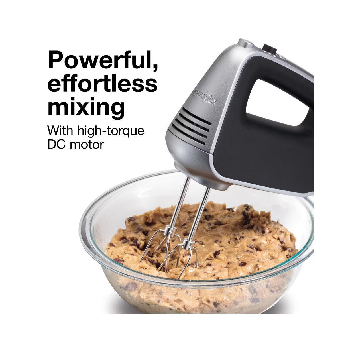 Hand Mixer – and Mixer 5 Speeds plus Boost – Stainless Steel