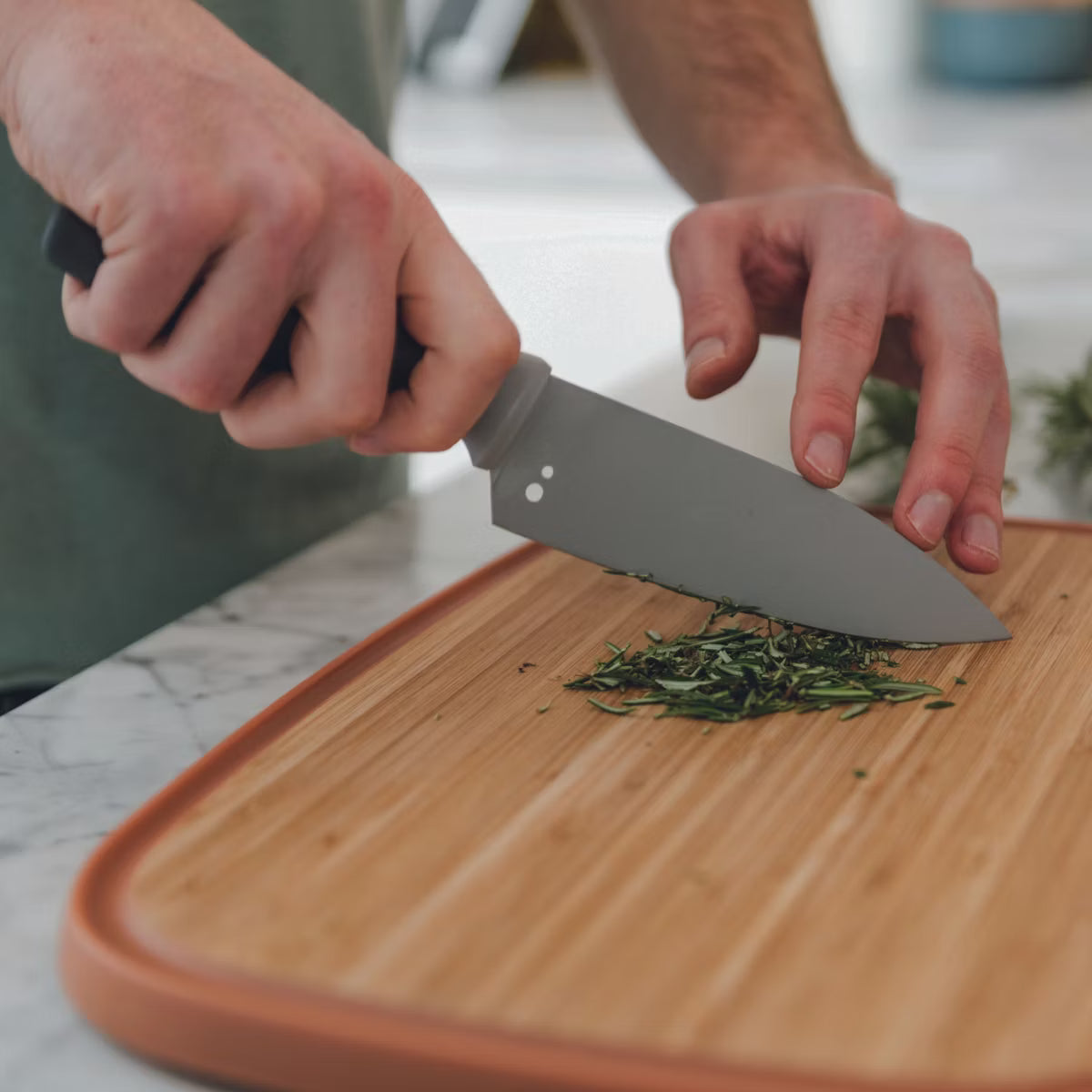Non-stick Stainless Steel Chef's Knife 7.5", Recycled Material