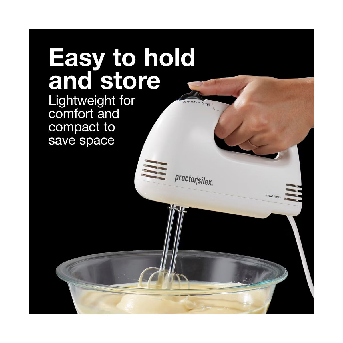 Hand Mixer – 5 Speed Hand Mixer - : Kitchen Mixer – White