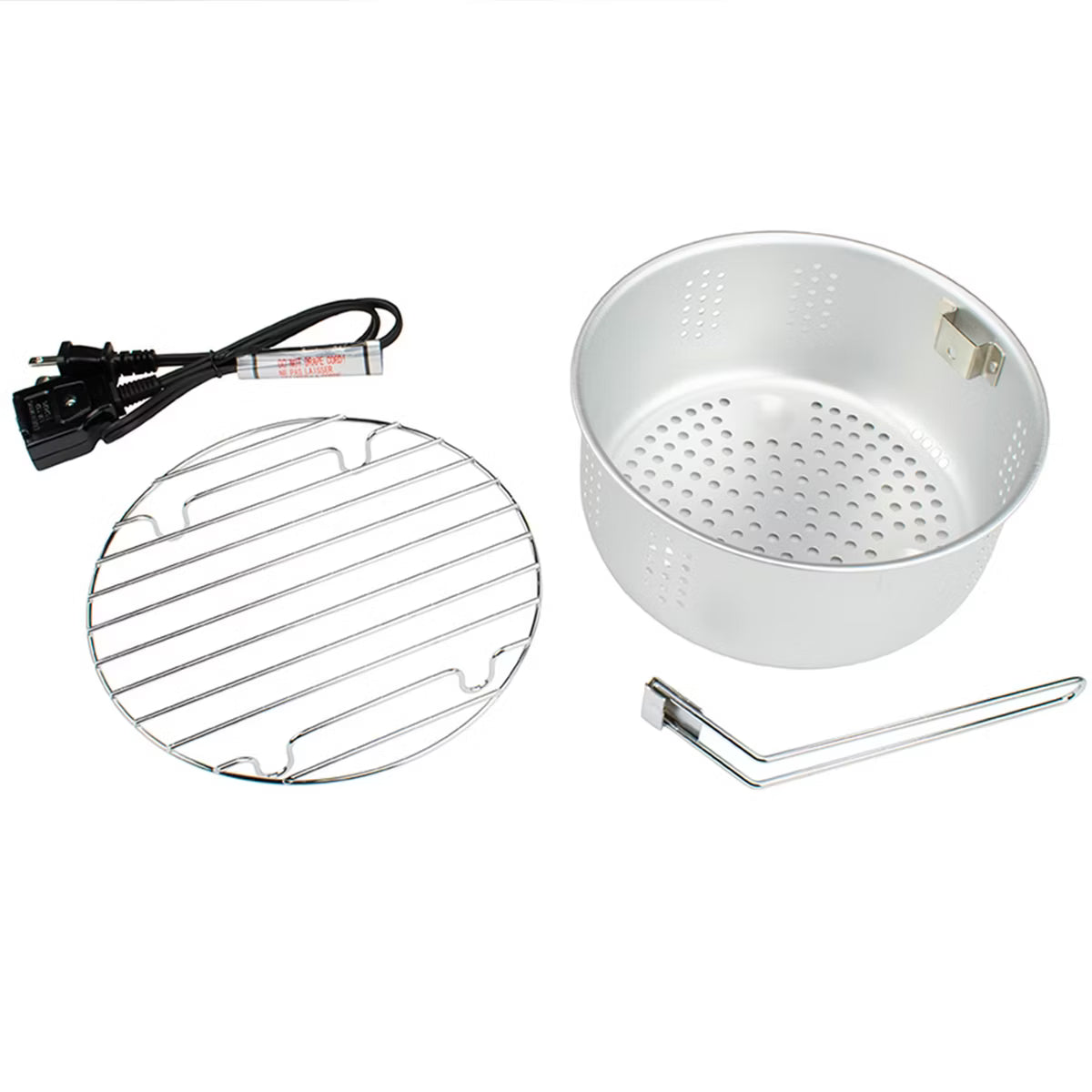 Deep Fryer – 5.2 Quart Deep Fryer – Silver