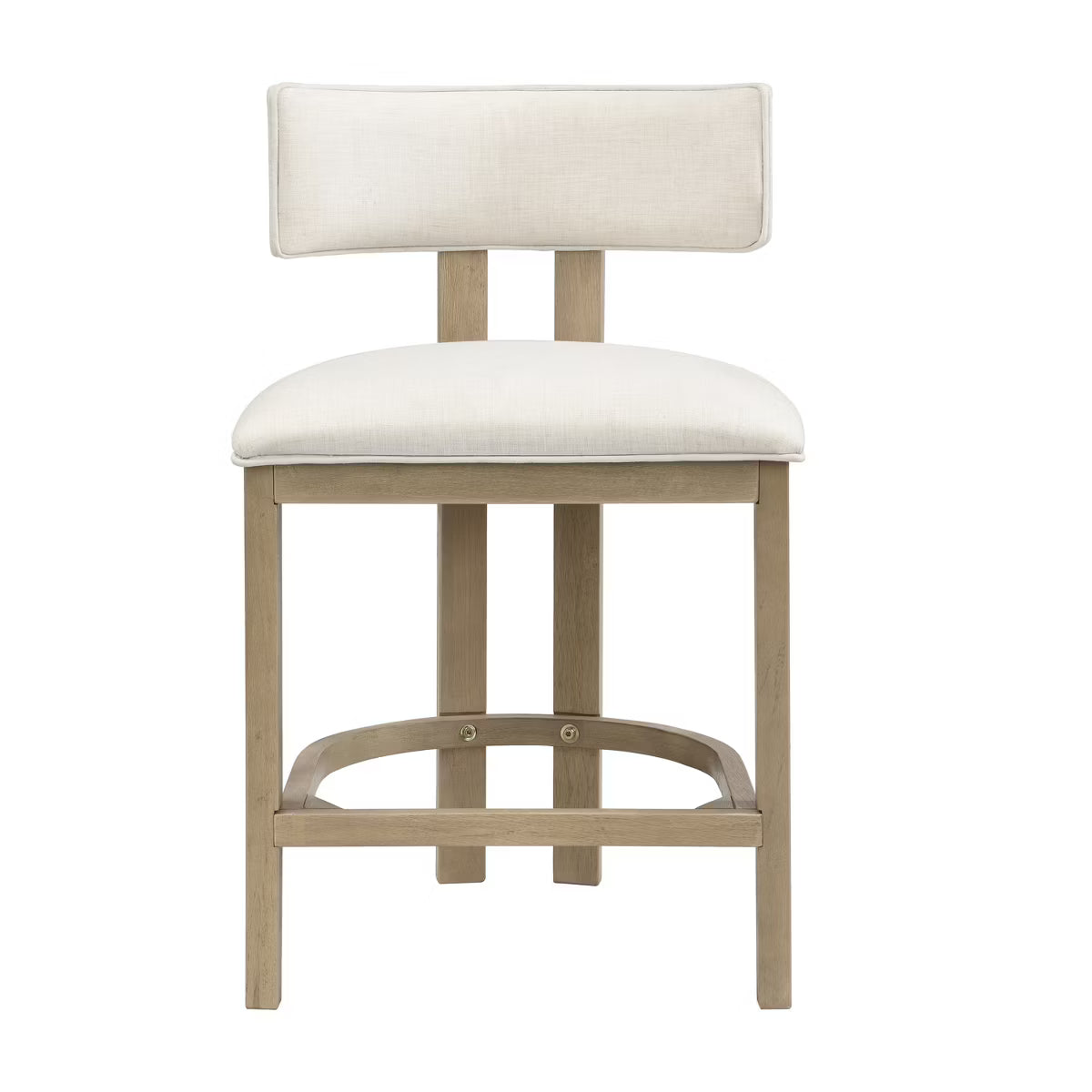 Dining Chair – Culinvaro Johnson 3 Piece Farmhouse Rubberwood Upholstered Counter Height Dining Chairs with Fluted Table