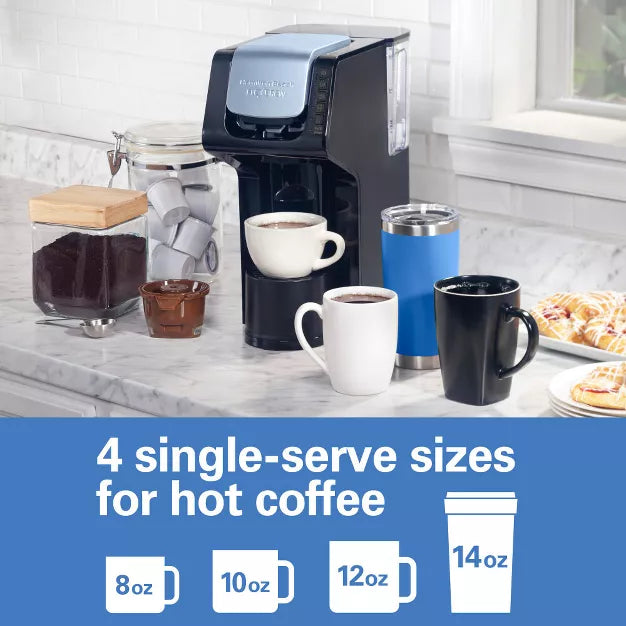 Single-Serve Coffee Maker – lexbrew Single-Serve Hot/Iced Coffee Maker 49921: Cup & Ground Coffee – Black