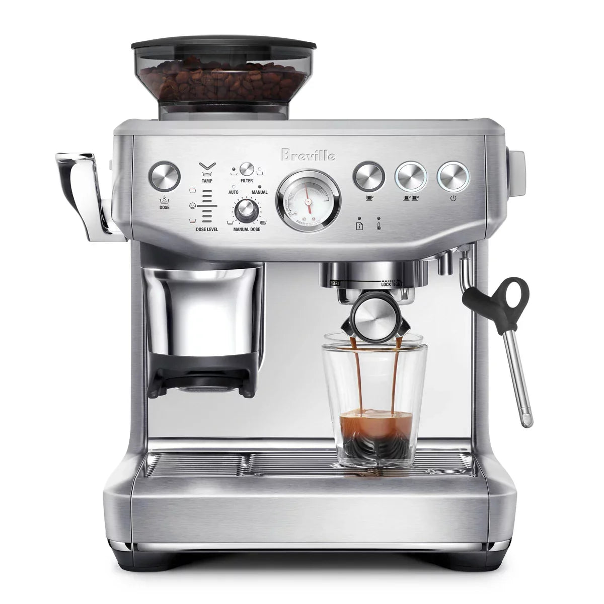 Espresso Machine – Express Impress Espresso Maker BES876BSS1BNA1 – Stainless Steel