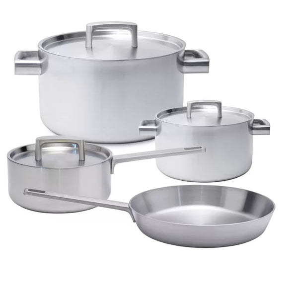 Cookware Set – Ron 7Pc 18/10 5-Ply Cookware Set – Gray