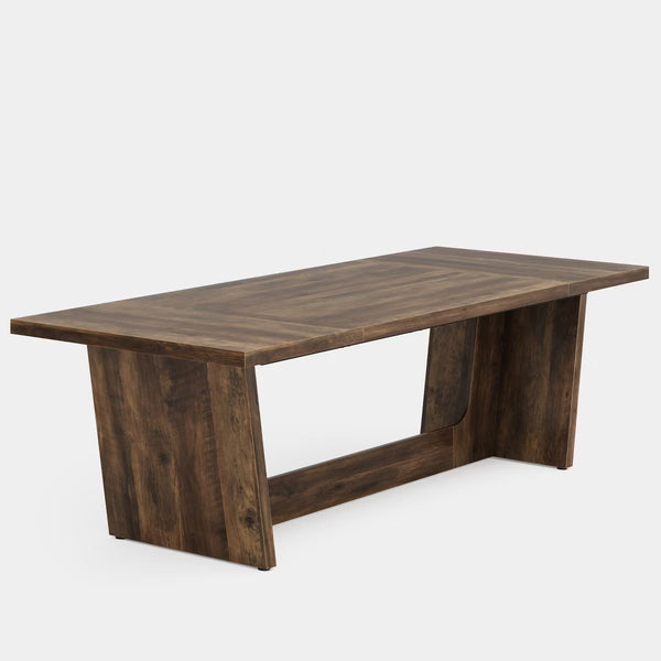 Dining Table – Culinvaro 70.9-Inch Wood Dining Room Table, Rectangular Farmhouse Dining Table