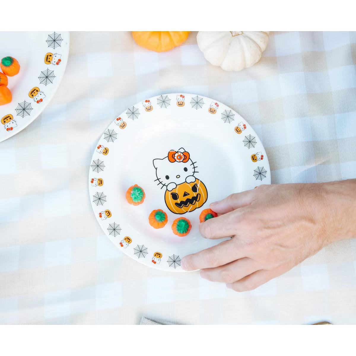 Dinner Plate – Culinvaro Pumpkin Boo 8-Inch Ceramic Dinner Plate
