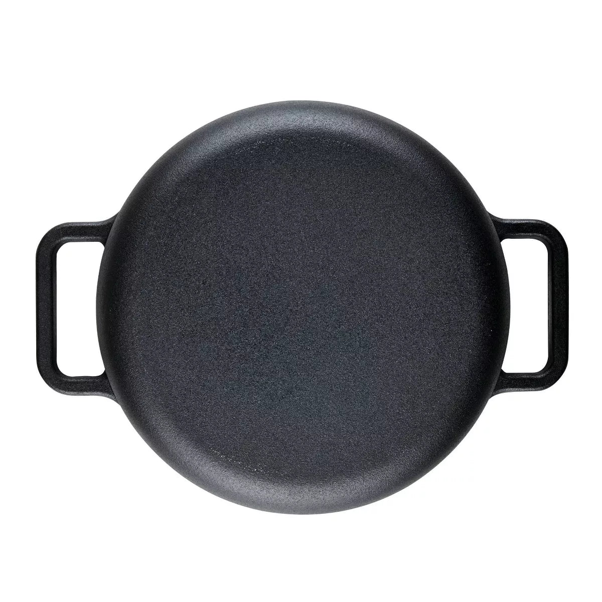 Dutch Oven – Disney Monochrome 3qt Pre Seasoned Cast Iron Shallow Casserole – Black