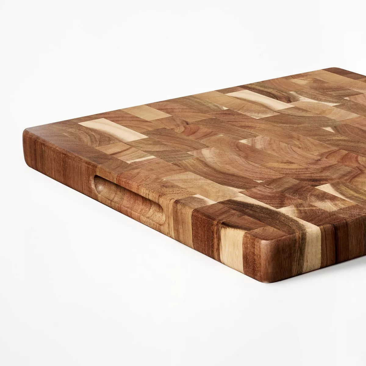 Cutting Board – Culinvaro 14"x14" End Grain Acacia Wood Cutting Board Natural