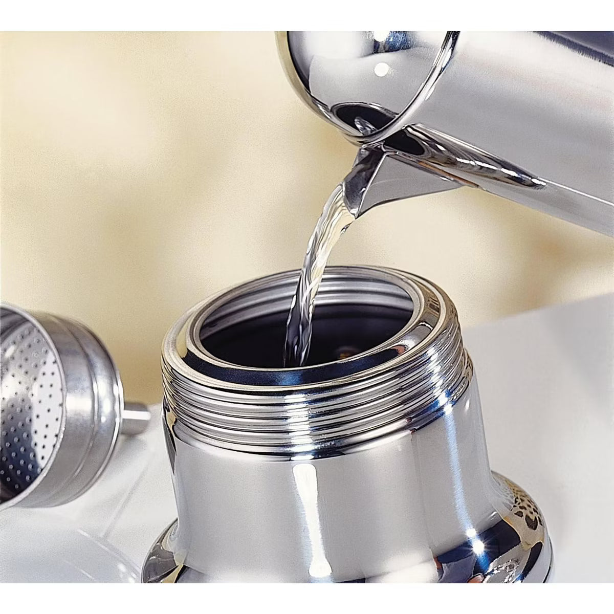 Espresso Maker – Culinvaro Stainless Steel Stovetop Espresso Maker, Polished Stainless, 22 Oz.