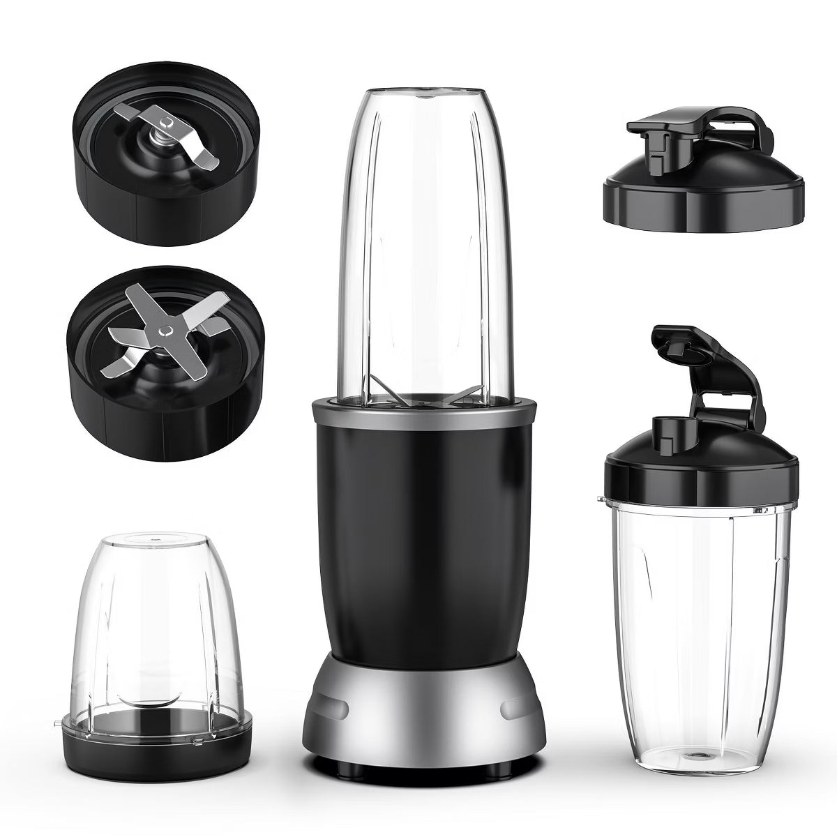 Personal Blender – 200W Personal Blender 25000RPM Smoothie Maker for Shakes – Stainless Steel