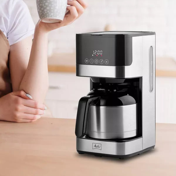 Drip Coffee Maker – Aroma Tocco 8c Drip Coffeemaker with Thermal Carafe – Black And Silver