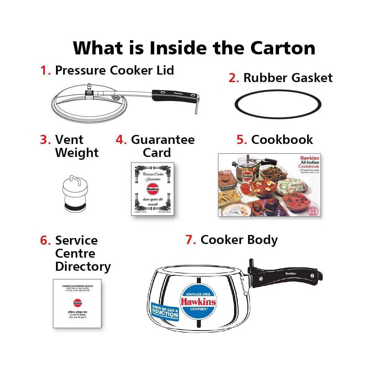 Pressure Cooker – 3L Contura Induction Compatible Pressure Cooker – Stainless Steel