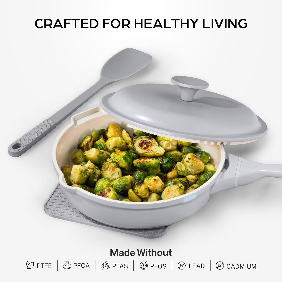 Frying Pan – Zuka Everyday Pan 8" Nonstick Multi – Grey