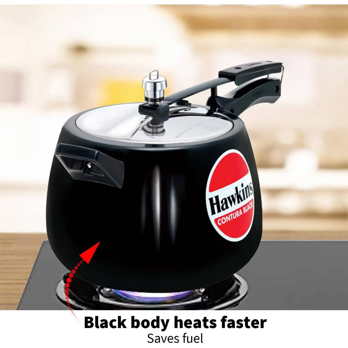 Pressure Cooker – 6.5L Hard Anodized Pressure Cooker: Aluminum – Stainless Steel