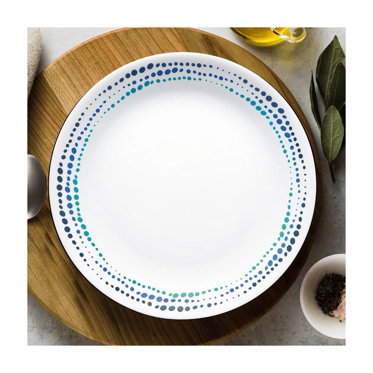 Lunch Plate – Culinvaro 4pk Ocean Blue Lunch Plates  4 out of 5 stars