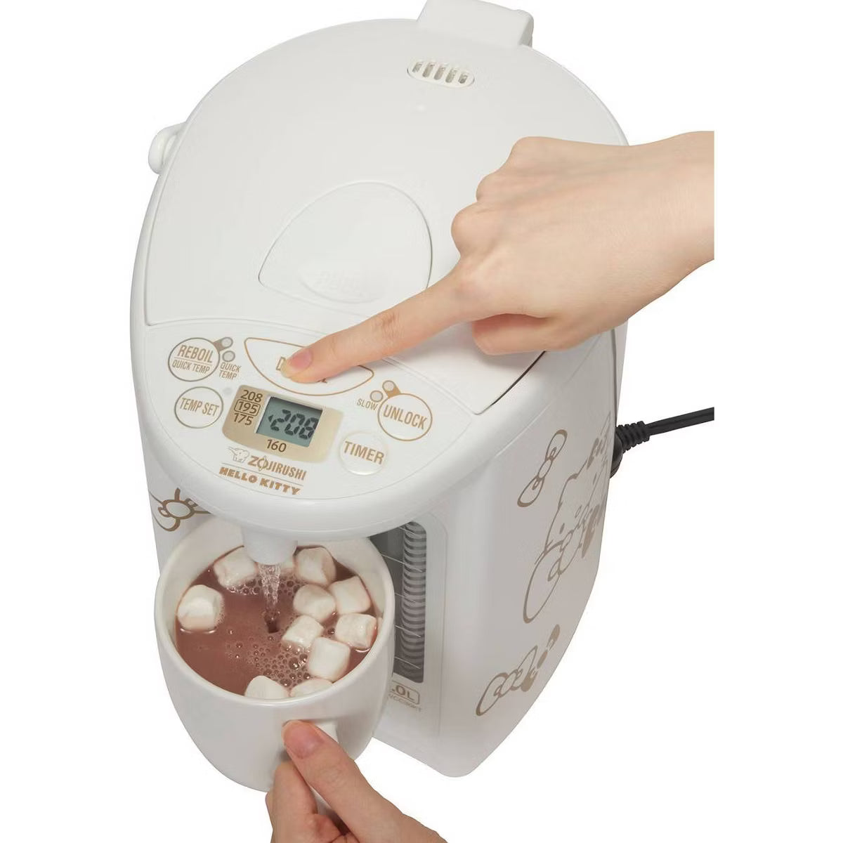 Hello Kitty 3L Micom Water Boiler and Warmer White CD-WCC30KT
