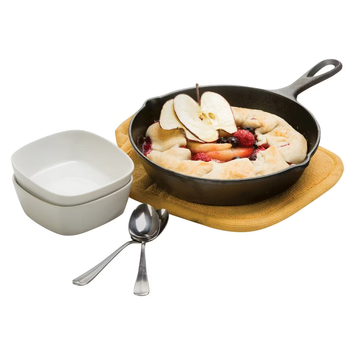 Skillet – , Tarnish & Heat-Resistant, 8 Inch, Smooth Surface Compatible – Black