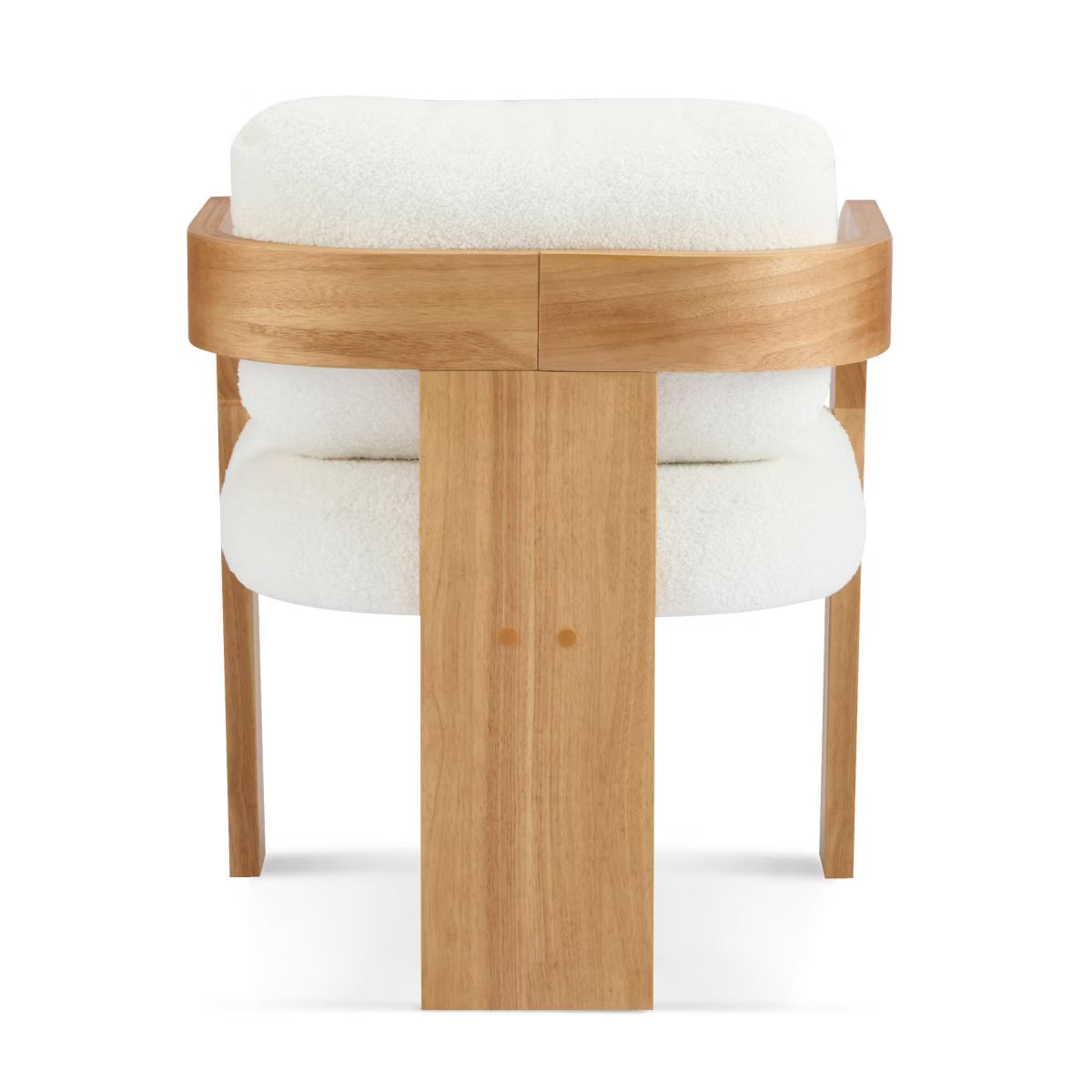 Set of 2 Modern Beige Dining Chairs with Black Wood Frame,