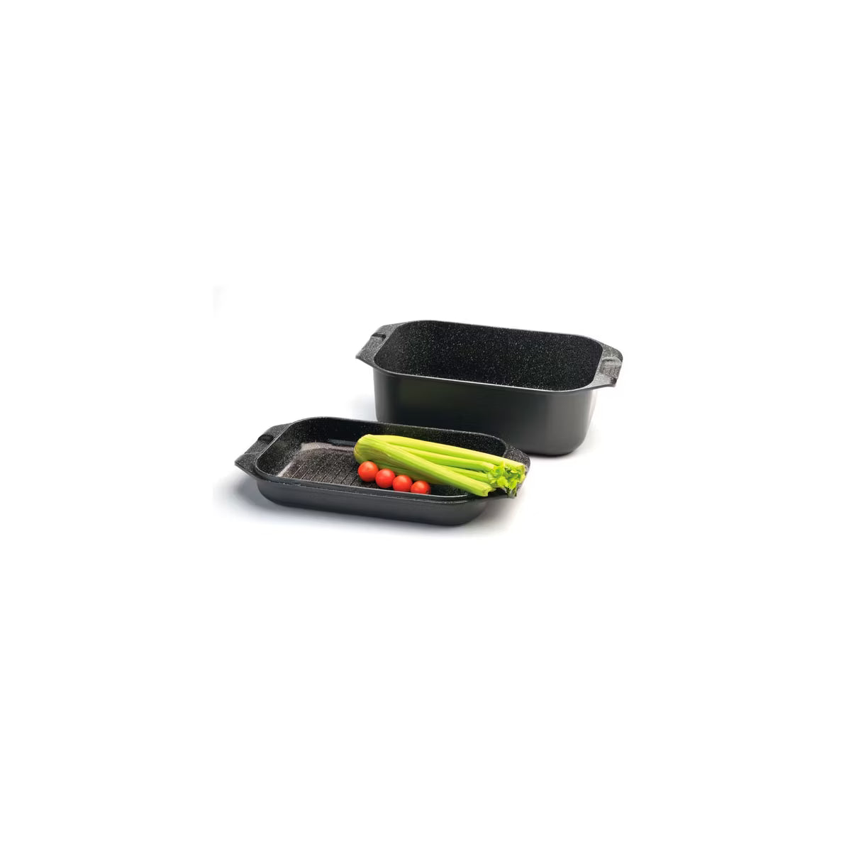 Roasting Pan – EuroCAST Cast Aluminum Nonstick 9.5qt. – Black