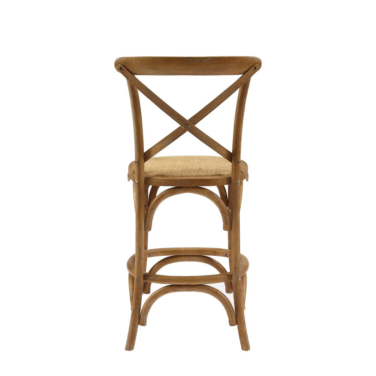 Roxy Wash Upholstery Counter Height Barstool Gray