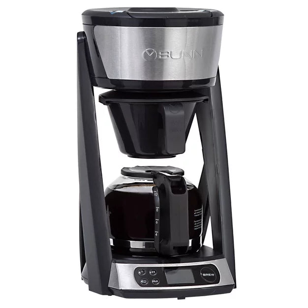 Drip Coffee Maker – Heat N' Brew 10 Cup Programmable Coffee Maker – Black