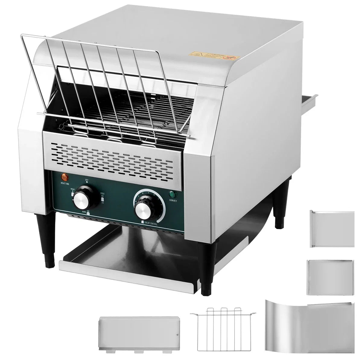 Toaster – Commercial Conveyor Toaster with 3 Toasting Modes – 1300w