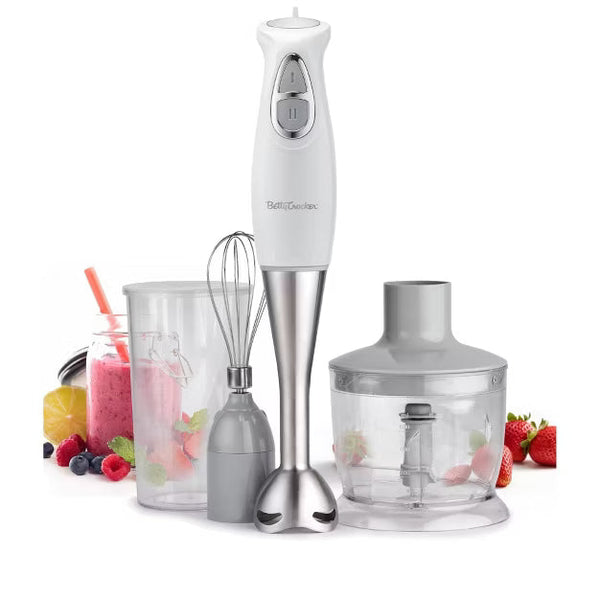 Immersion Blender – Blender with Beaker, BC-4306W – White
