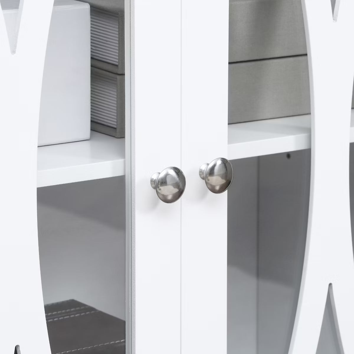 Buffet Cabinet – Culinvaro Buffet Cabinet with 3 Tempered Glass Doors