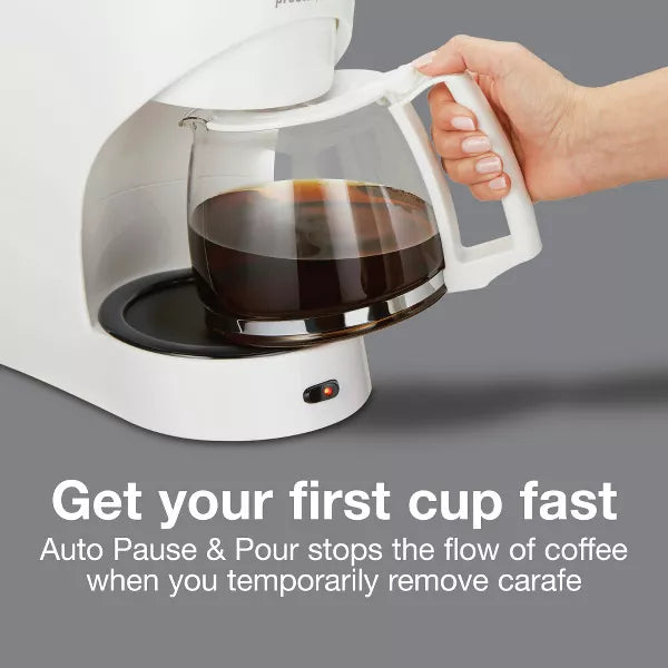Drip Coffee Maker – 12 Cup Coffee Maker - : Drip Coffee Machine, Electric – White