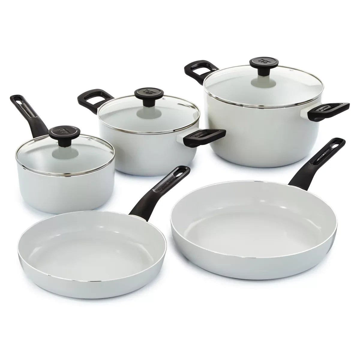Cookware Set – Leo Glints Nonstick Ceramic 3Pc Cookware Set – 8Pc