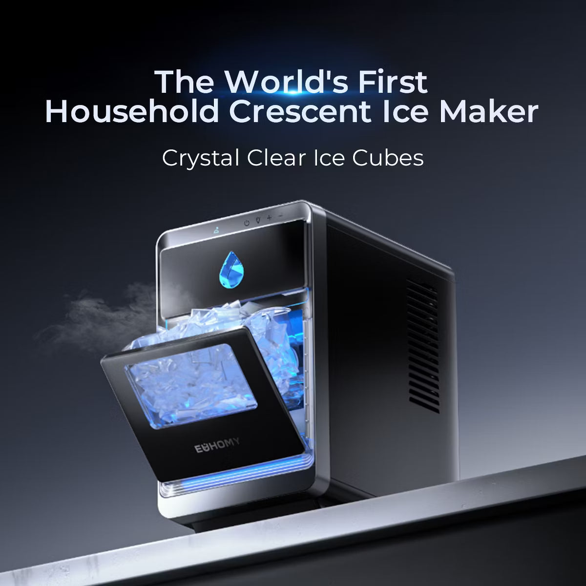 Ice Maker – Crescent Ice Maker Countertop, 30lbs/24H – White
