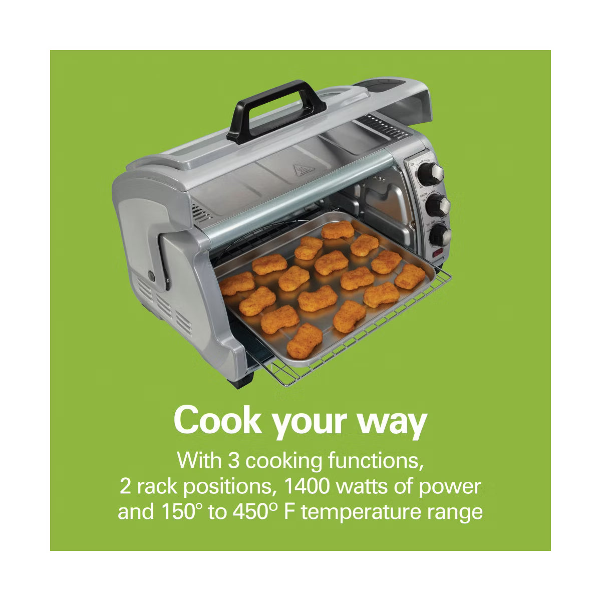 Toaster Oven – Easy Reach Toaster Oven 31127D – Silver