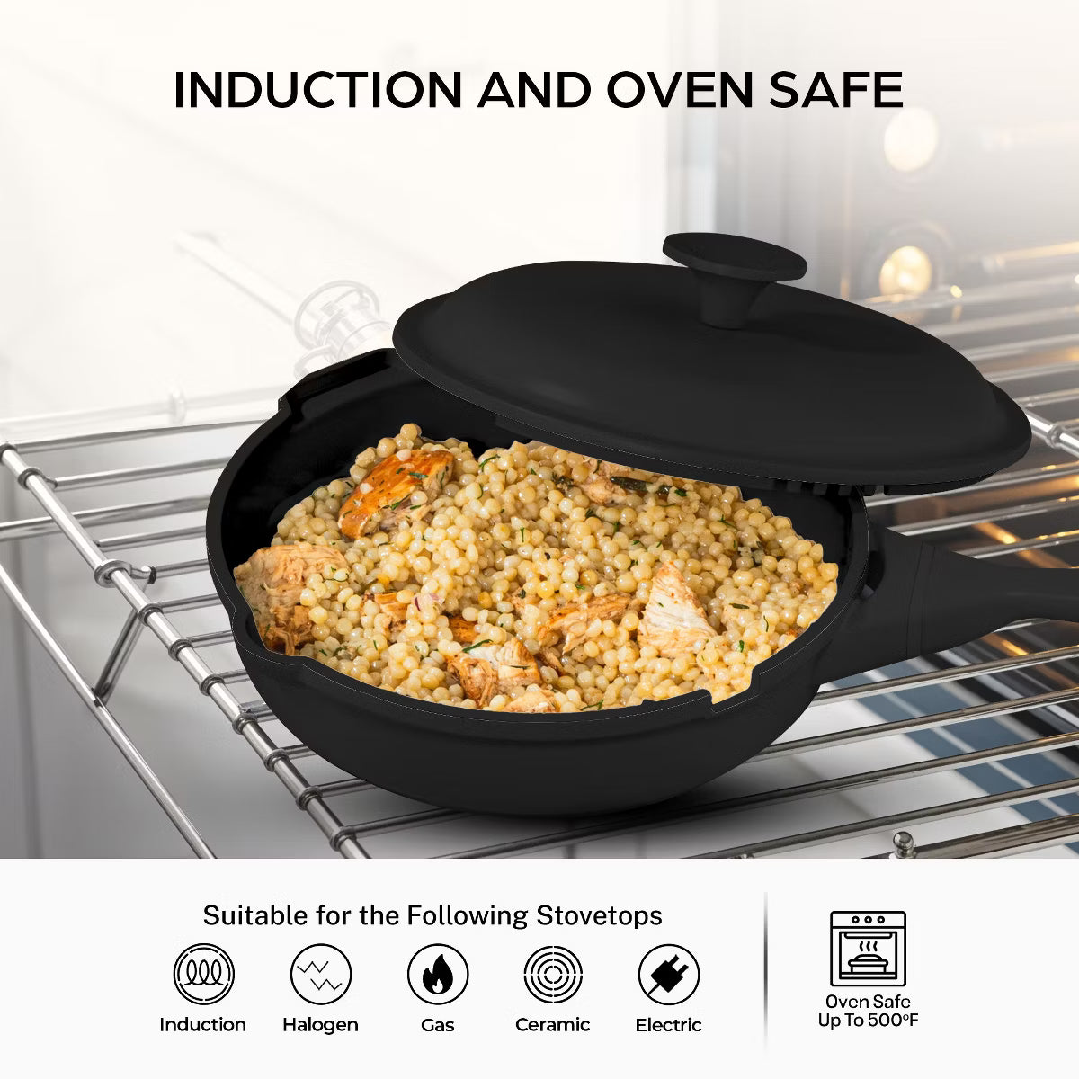 Frying Pan – Zuka Everyday Pan 8" Nonstick Multi – Black